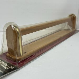 Vintage 1994 Brand New Solid Oak Wood Bathroom Towel Bar Melard Wall Holder
